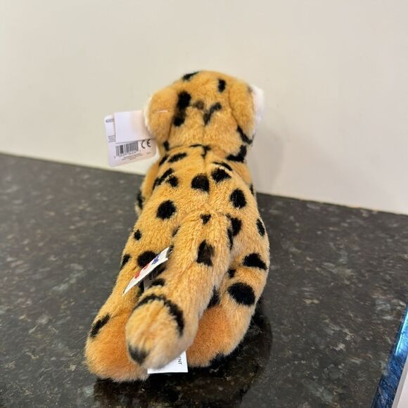 Gund Telus Leopard Cat  Plush and Beans 10” withTags - Picture 5 of 9
